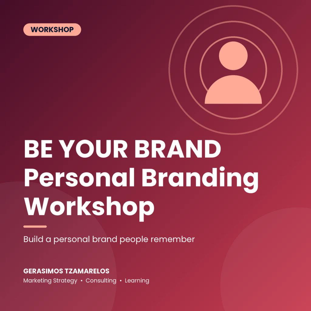 BE YOUR BRAND | Personal Branding Workshop